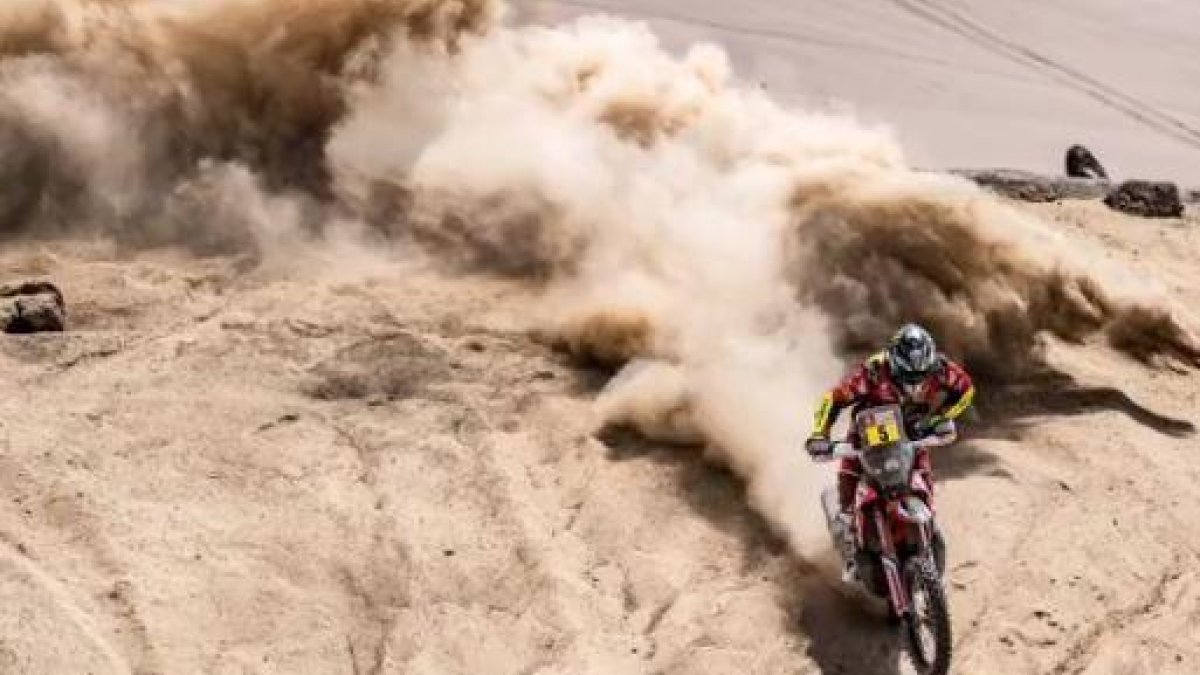 Joan Barreda a la primera etapa del Dakar Perú