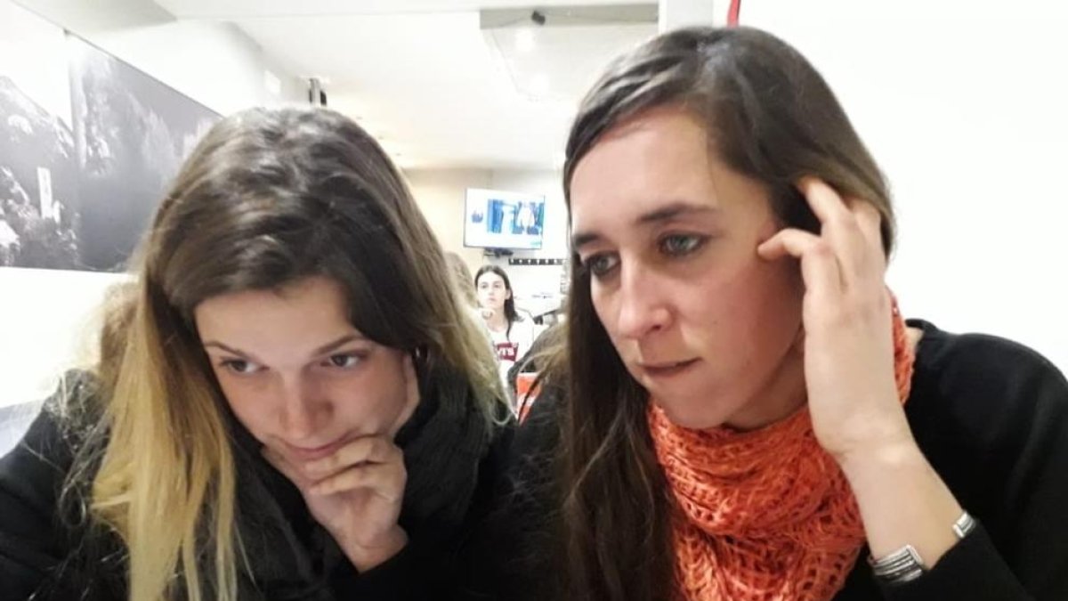 Maria Guillamet, voluntària pels refugiats