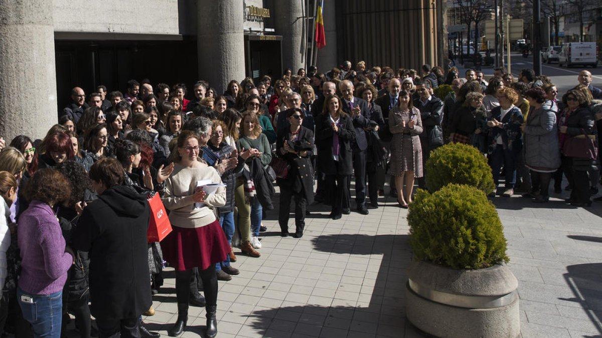Martí i Ros presideixen l'aturada dels treballadors per la igualtat de gènere