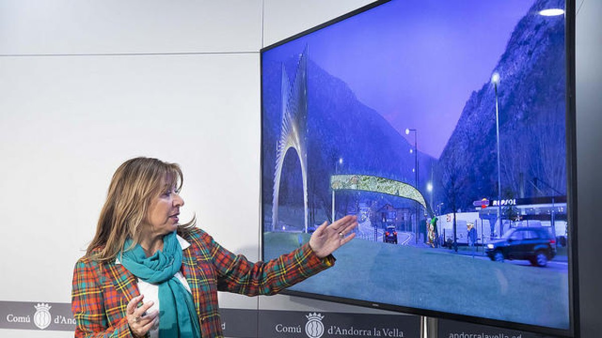 El comú no ha demanat l'informe a Patrimoni per a l'arc de leds