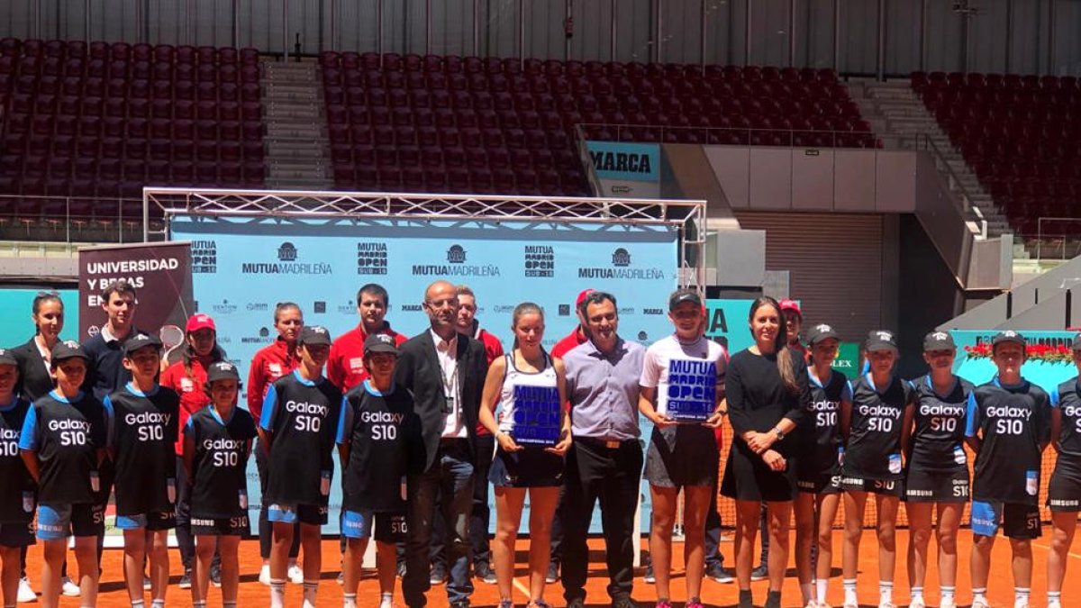 Vicky Jiménez s'endú el Mutua Madrid Open sub-16