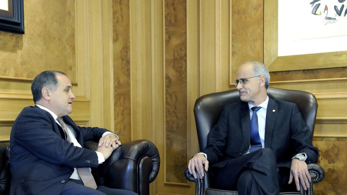 Reunió entre Toni Martí i Paulo Pisco