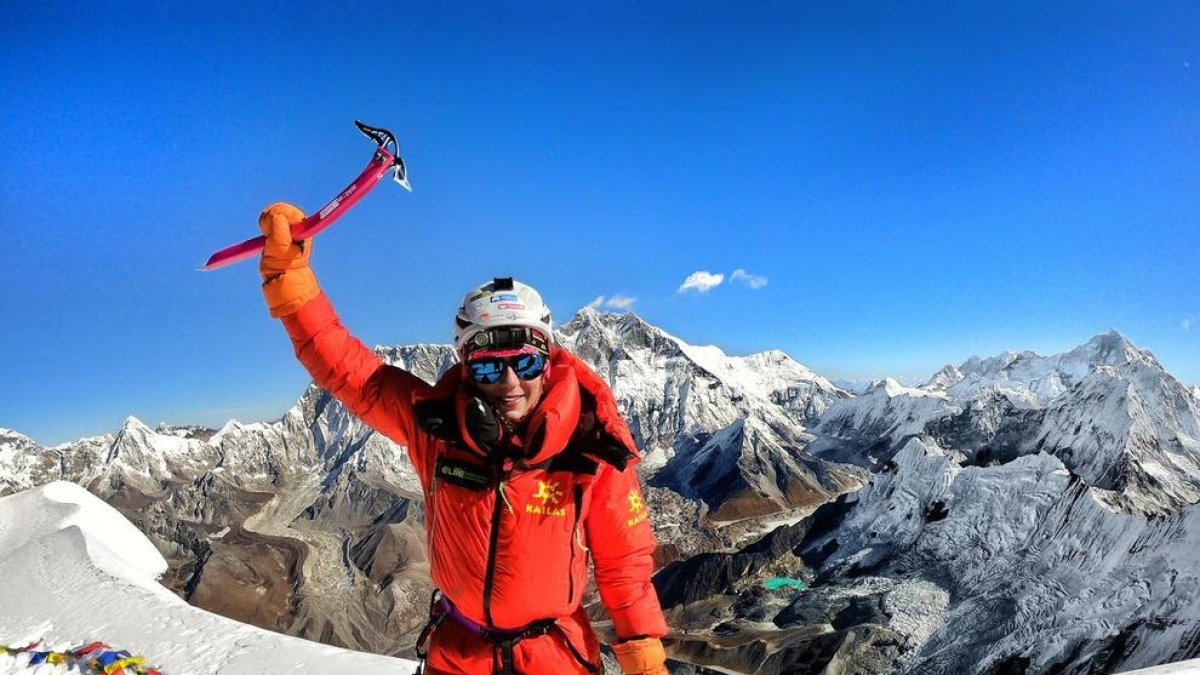 Stefi Troguet es prepara per fer el seu primer vuitmil