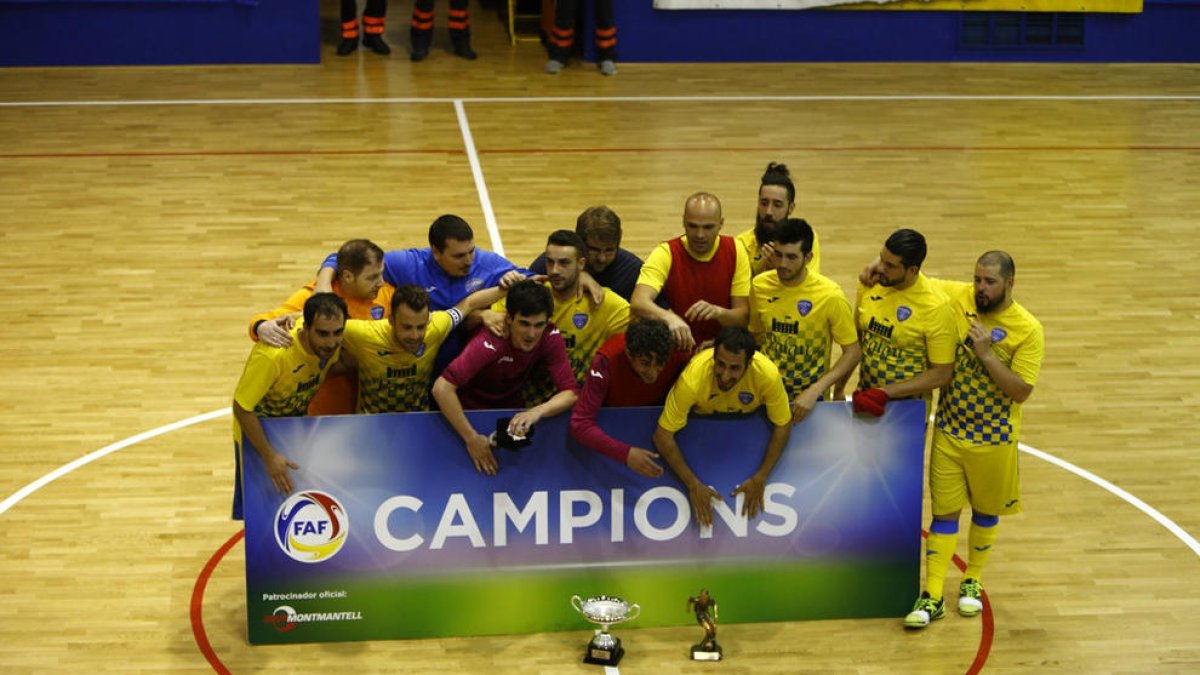 L'Atlètic Escaldes s'imposa a l'Encamp i s'endú l'últim títol del curs (5-8)