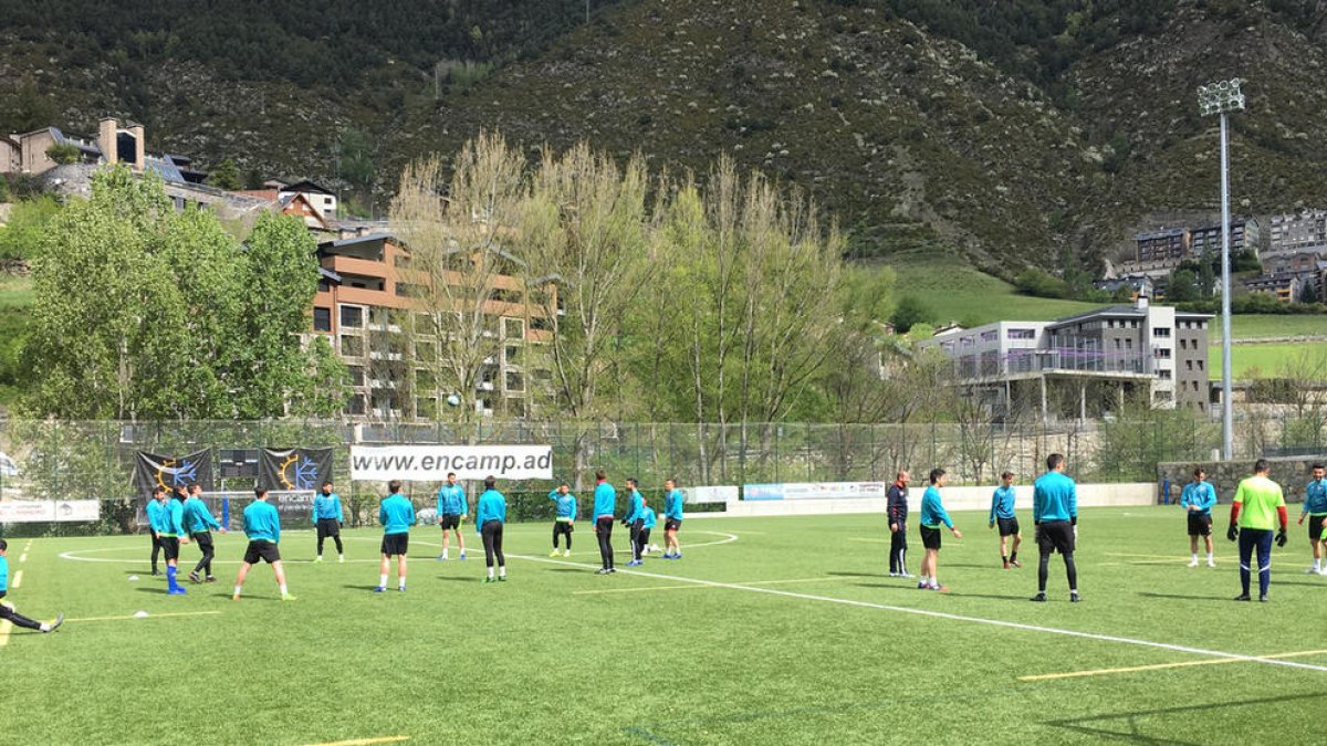 L'FC Andorra afronta la primera oportunitat d'ascens