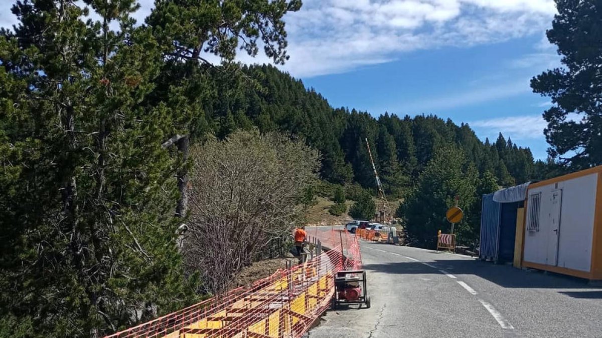 Govern decidirà si obre tot l'any el coll d'Ordino quan acabin les obres