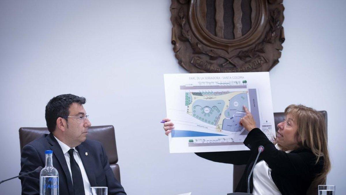 Santa Coloma gaudirà a l'estiu d'un parc de 1.200 metres quadrats