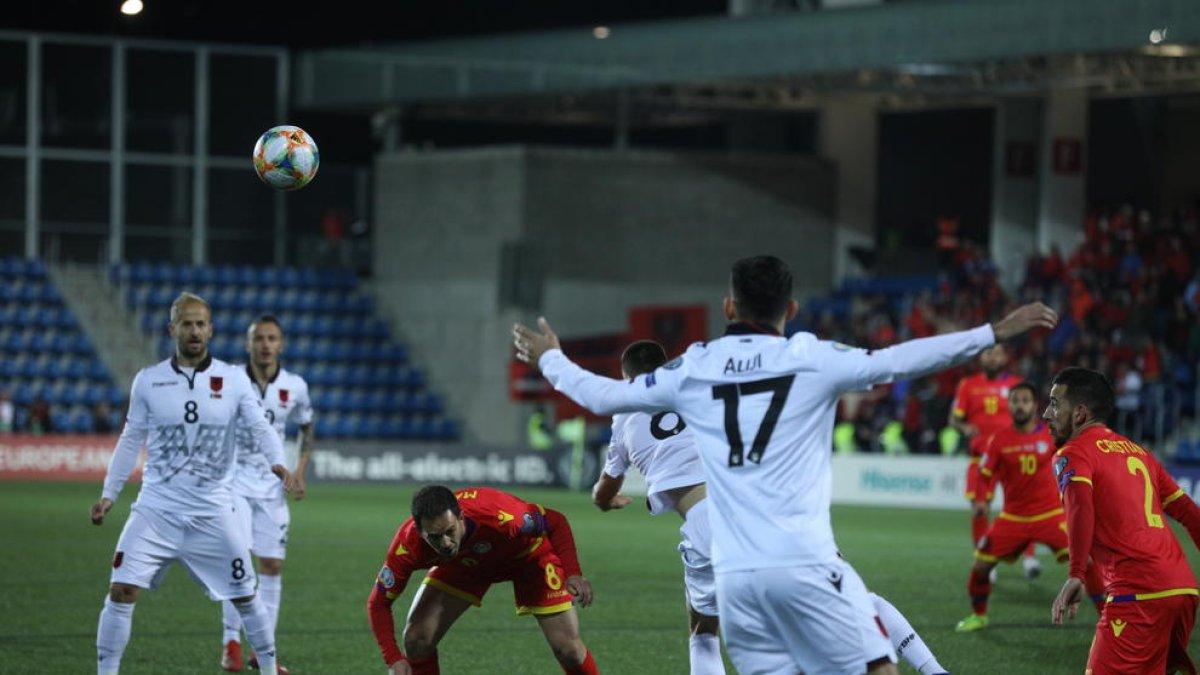 Albània s'endú els tres punts d'Andorra (0-3)