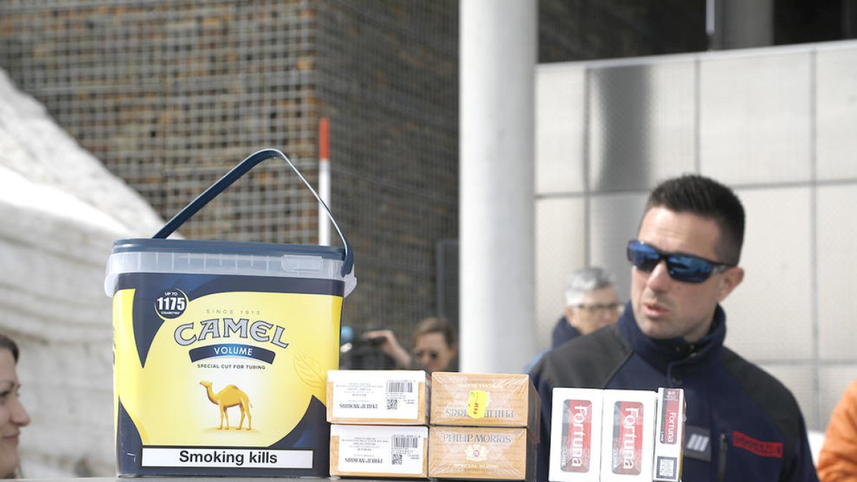 Un 17,8% més de tabac comissat a la duana francoandorrana