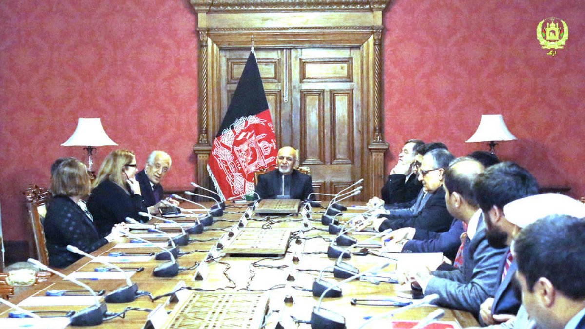 Principi d'acord entre els EUA i els talibans a Kabul