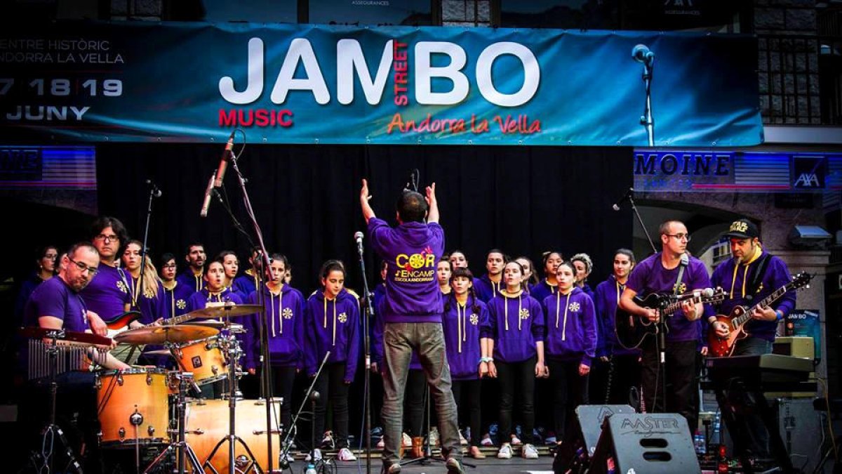 El Cor Rock d'Encamp, a l'Ordino Clàssic diumenge