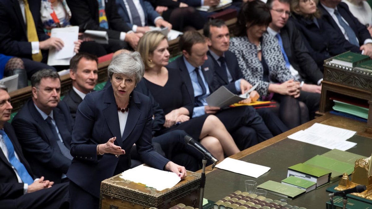 El Parlament frustra per tercer cop l'acord del Brexit de Theresa May