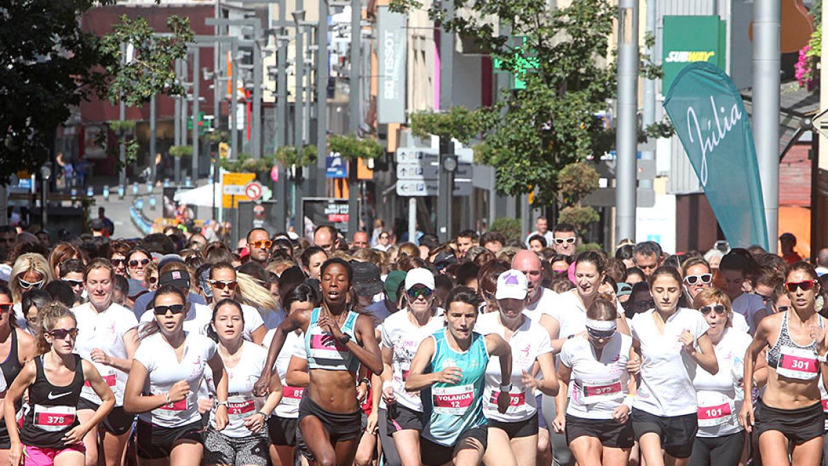 Novena edició de la cursa de la dona aquest matí