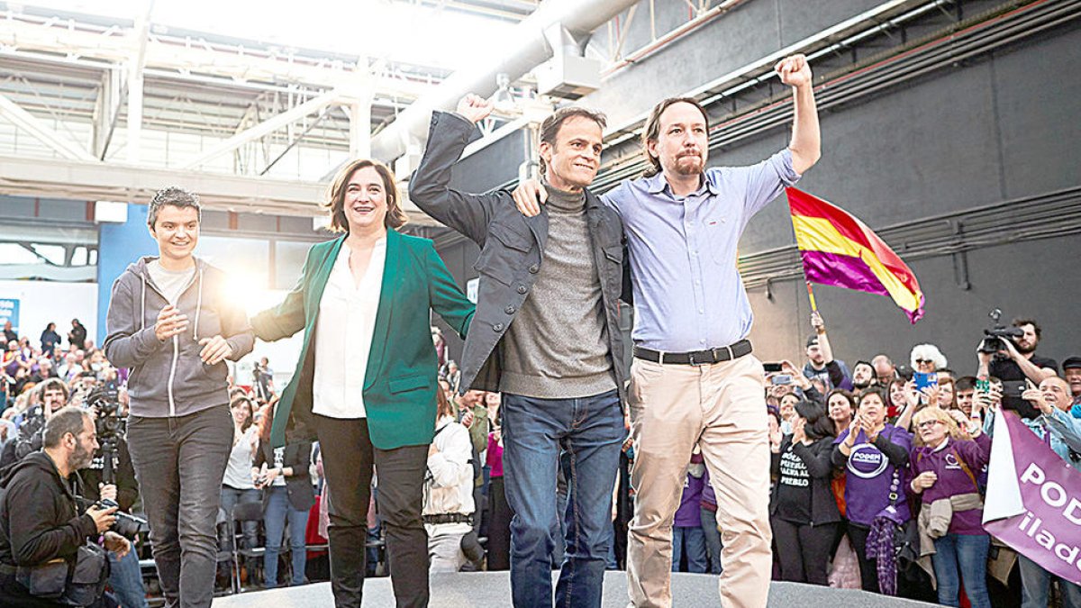 Iglesias censura que hi hagi “presos polítics” i evita parlar de referèndum