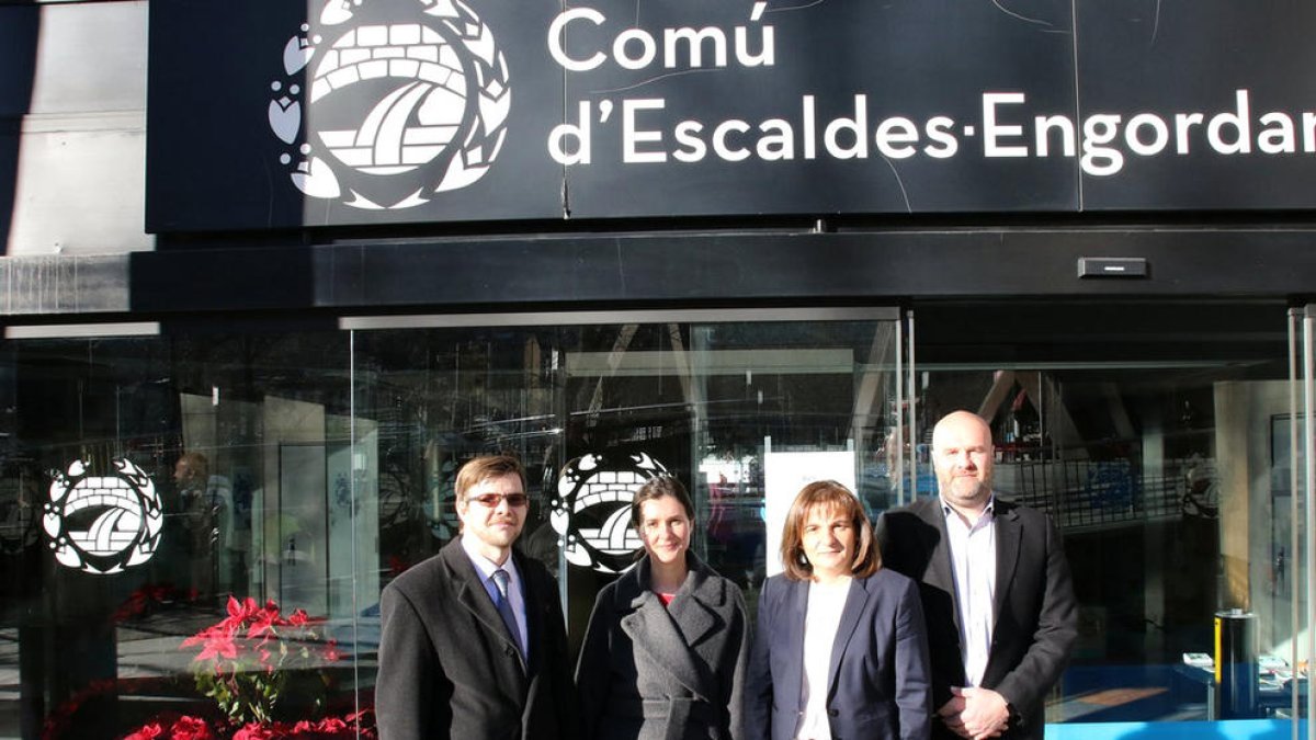 Els experts de l'OSCE visiten el comú d'Escaldes