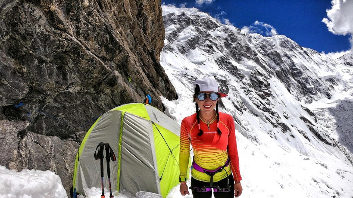 Stefi Troguet és a 5.300 metres al Nanga Parbat