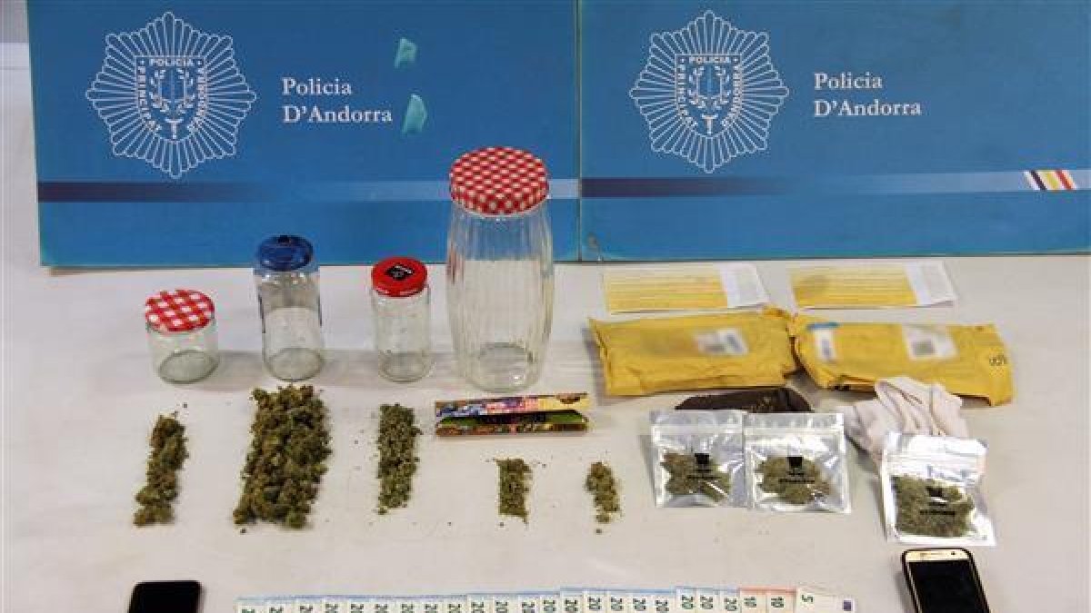Detenen un resident  per tràfic de marihuana