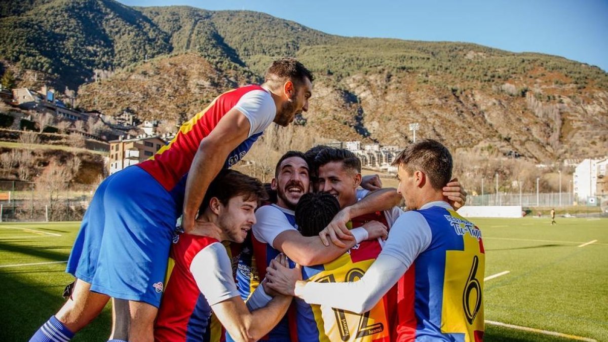 L'FC Andorra es col·loca a cinc punts de la promoció