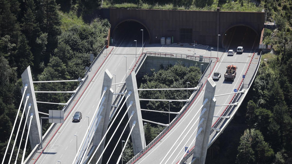El túnel dels Dos Valires, tancat per manteniment