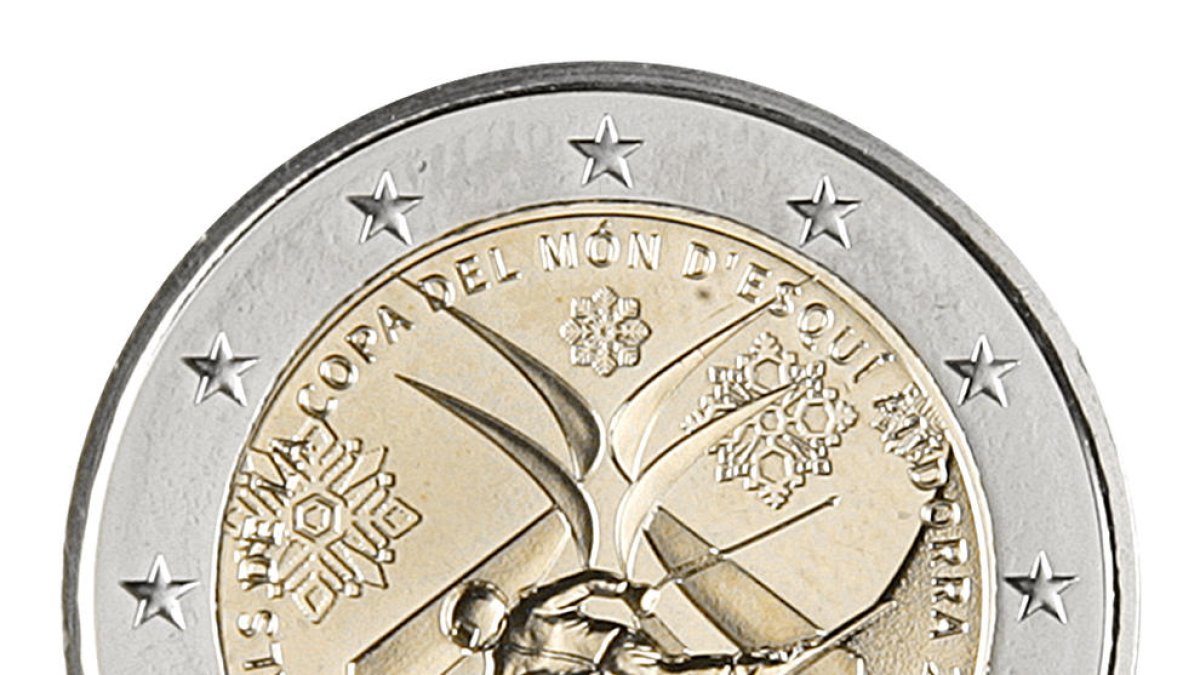 El Govern emet una moneda de les Finals de la Copa del Món desquí alpí