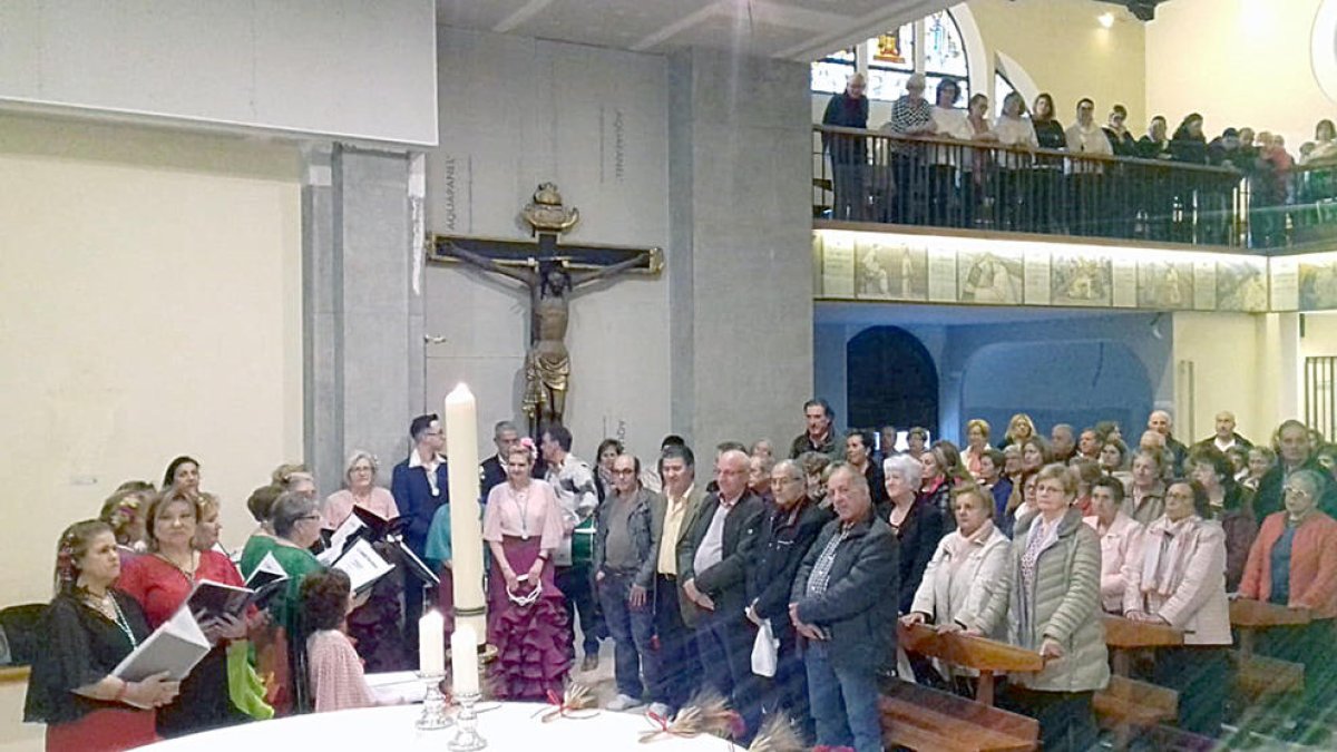 La comunitat andalusa d'Andorra celebra la setena edició de la Missa Rociera a Sant Julià