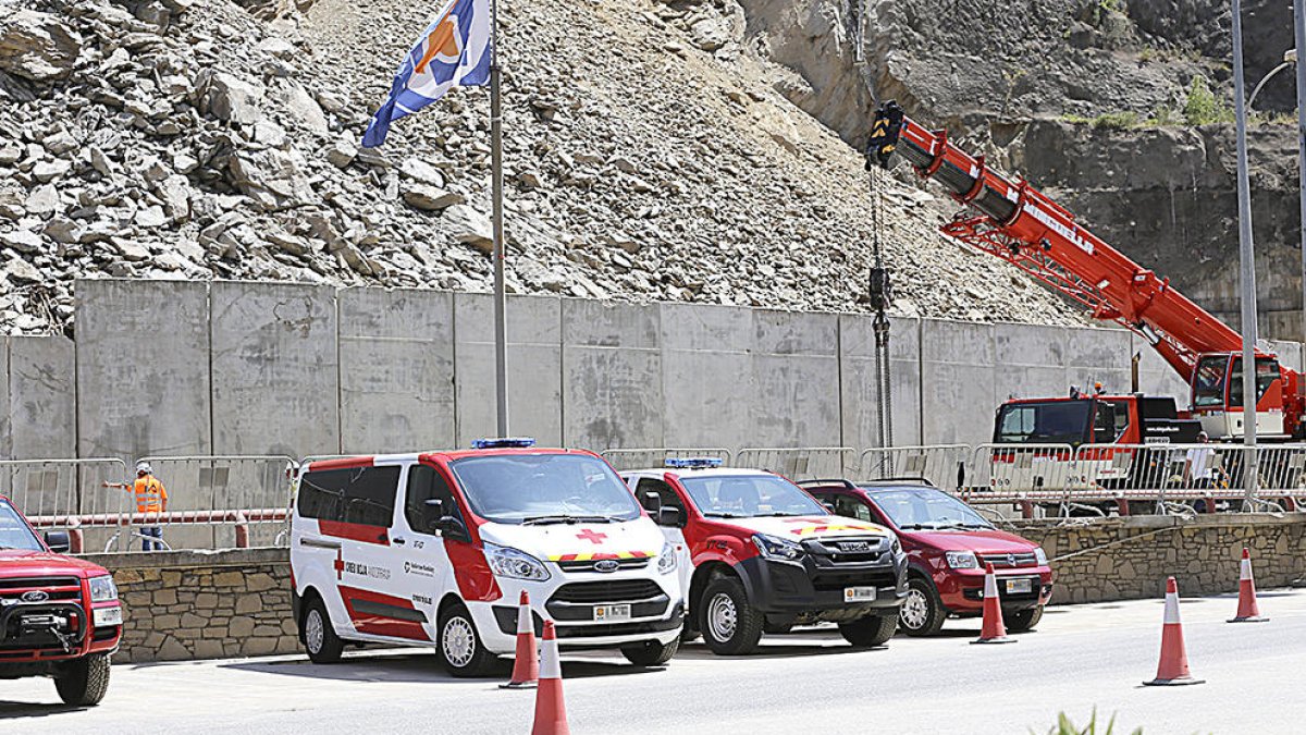 Govern diu que el mur provisional garanteix un trànsit segur