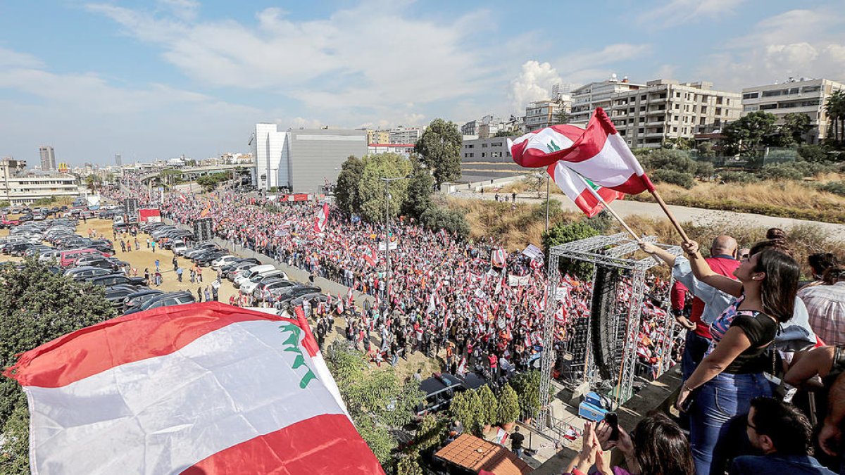 Marxa per demanar canvis al sistema polític al Líban
