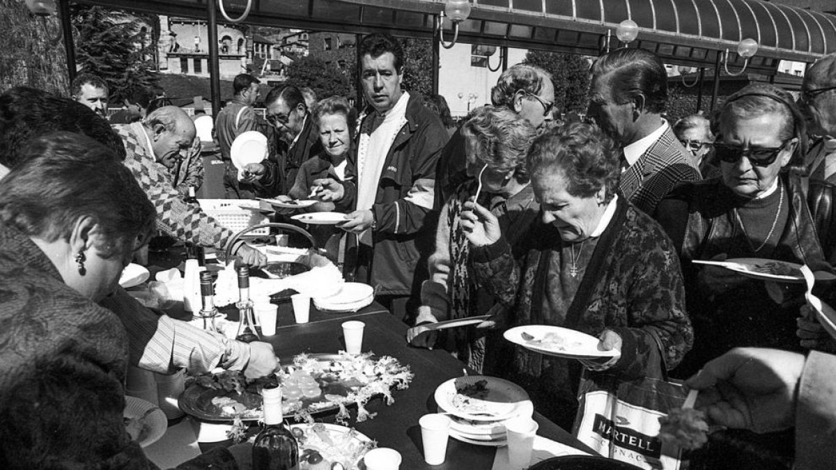 Degustació a la plaça