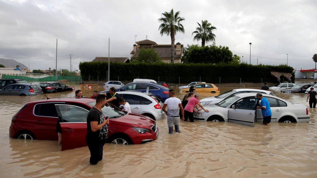 El temporal deixa quatre morts i assota tot el sud-est peninsular