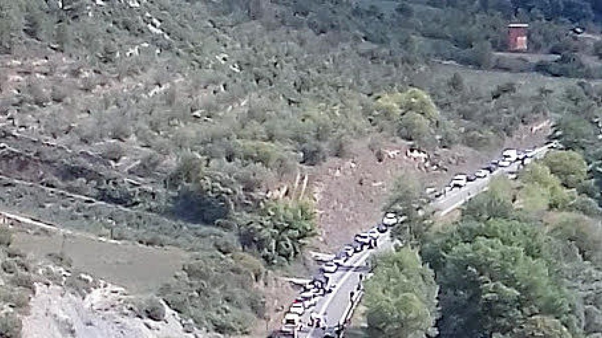 Dos ferits greus en un xoc a la C-14 amb dues motos andorranes