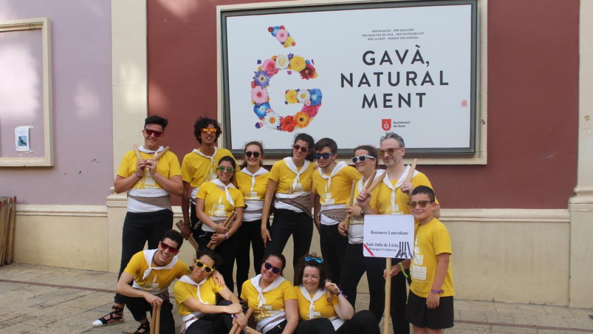 Els bastoners lauredians, convidats a Gavà