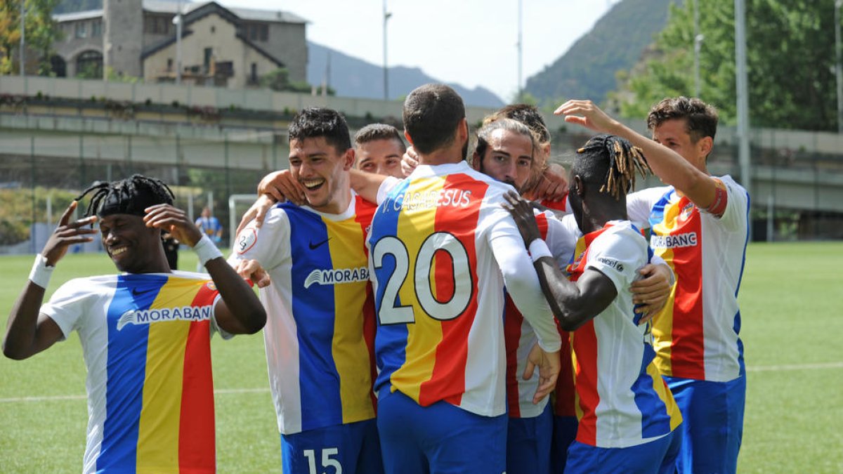 Tercera victòria consecutiva de l'FC Andorra (3-0)
