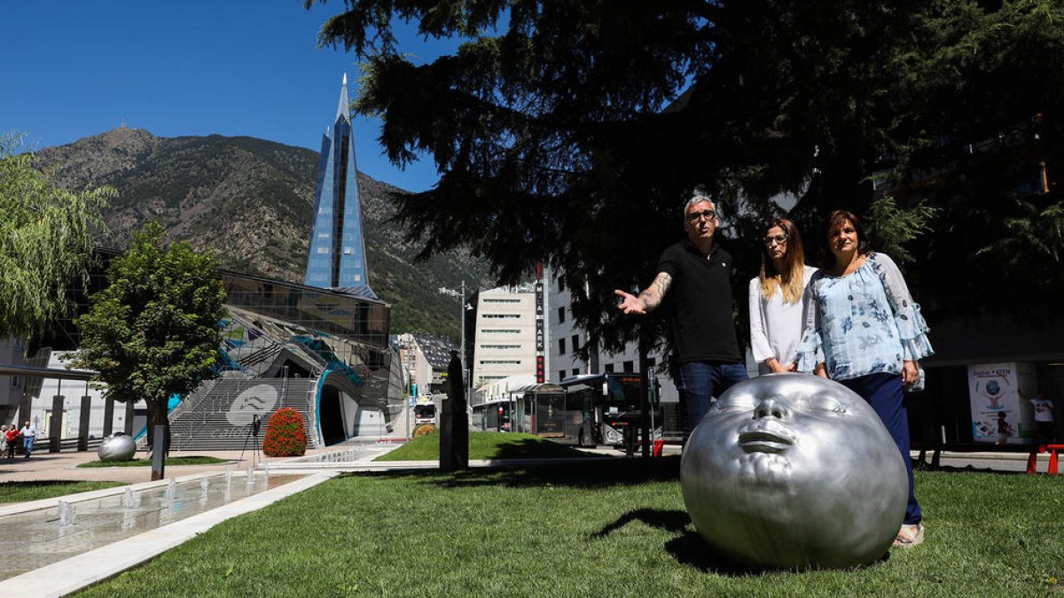 Escaldes-Engordany es vesteix amb les escultures de Samuel Salcedo