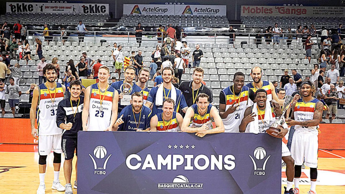 El MoraBanc defensarà el títol de campió de la Lliga Catalana a l'Olímpic de Badalona