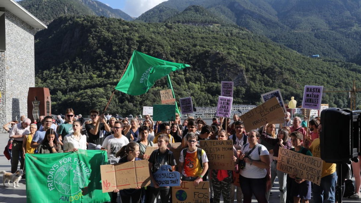 Protesta dels joves contra el canvi climàtic