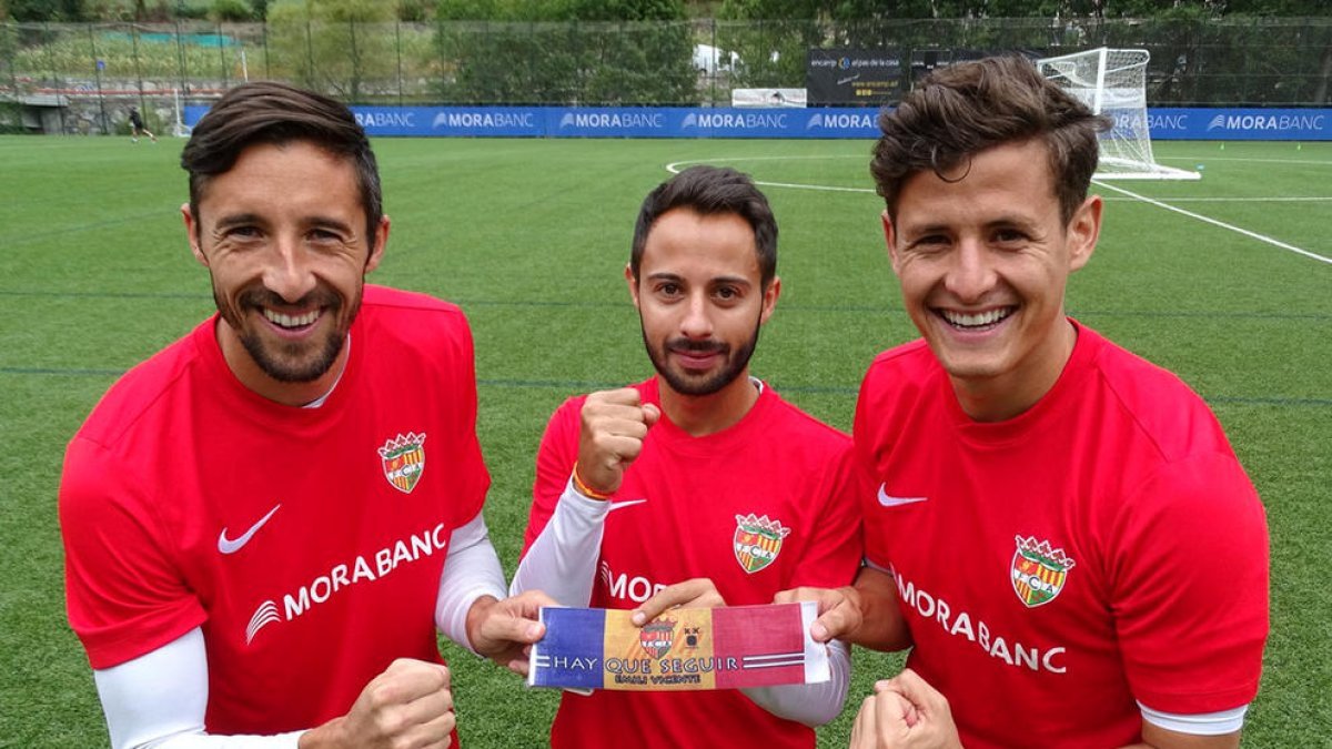 Ludo, Fede i Bover, escollits capitans de l'FC Andorra