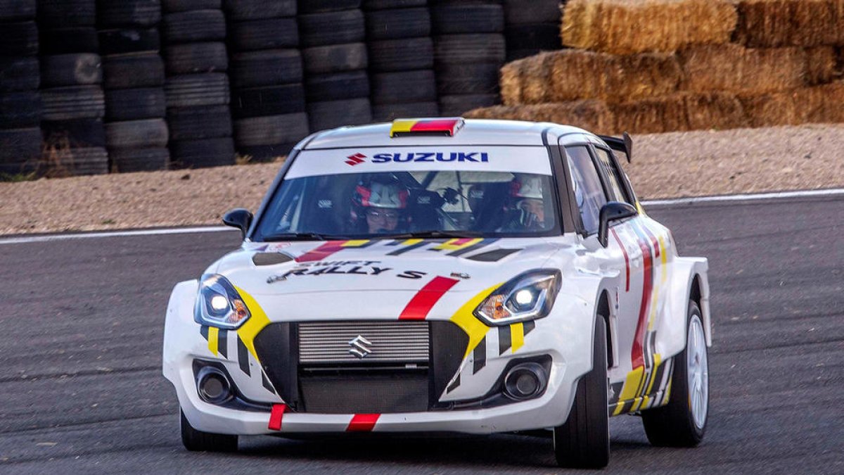 Vinyes és segon a l'última cursa amb el Suzuki Swift R+