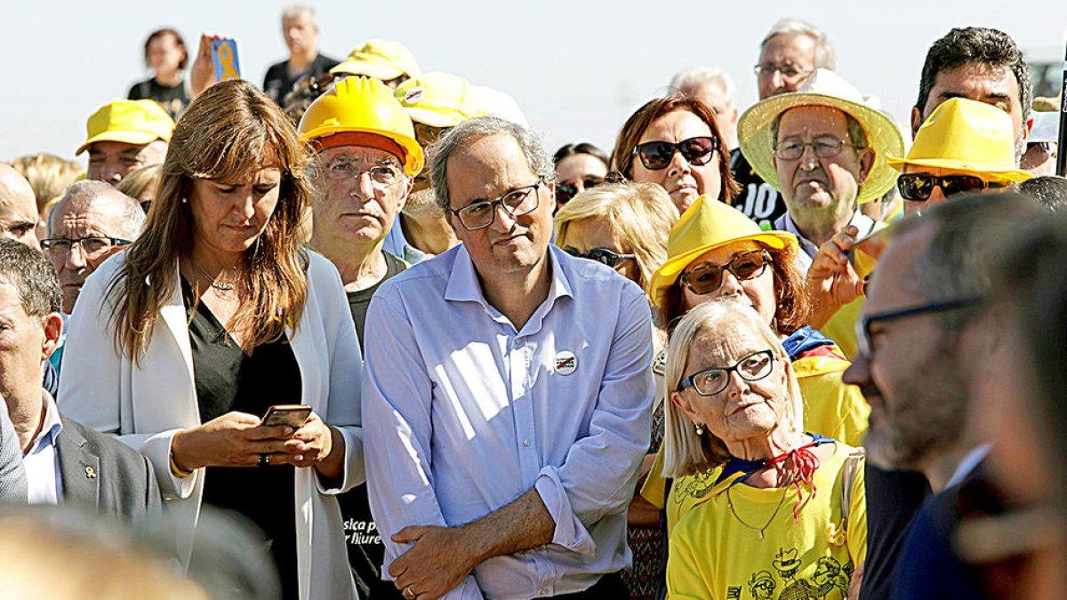 Torra assegura que no és possible “sentenciar el que no existeix”