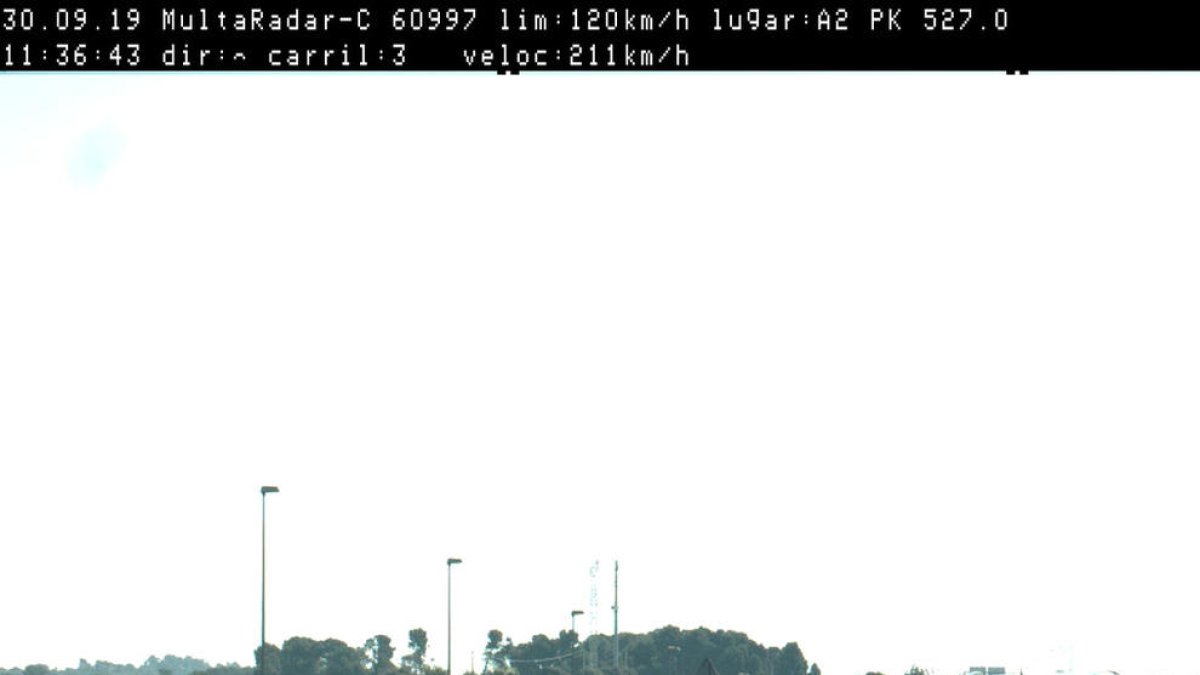 Denunciat un andorrà per anar a 211 per hora