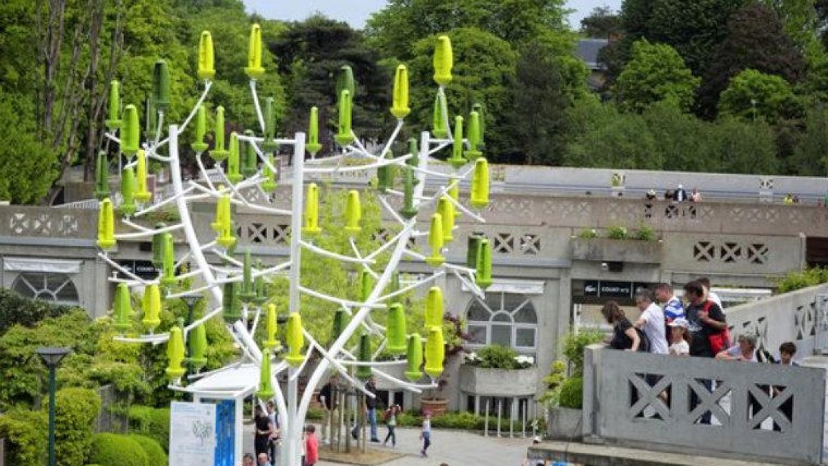 La plaça de la Rotonda tindrà un dels quatre 'arbres de vent'