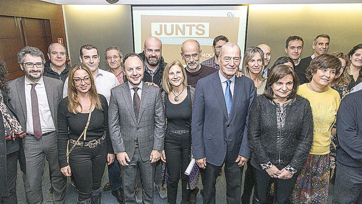 Miquel Aleix vol escenificar amb Martí i Espot “la unió que hi ha a DA”