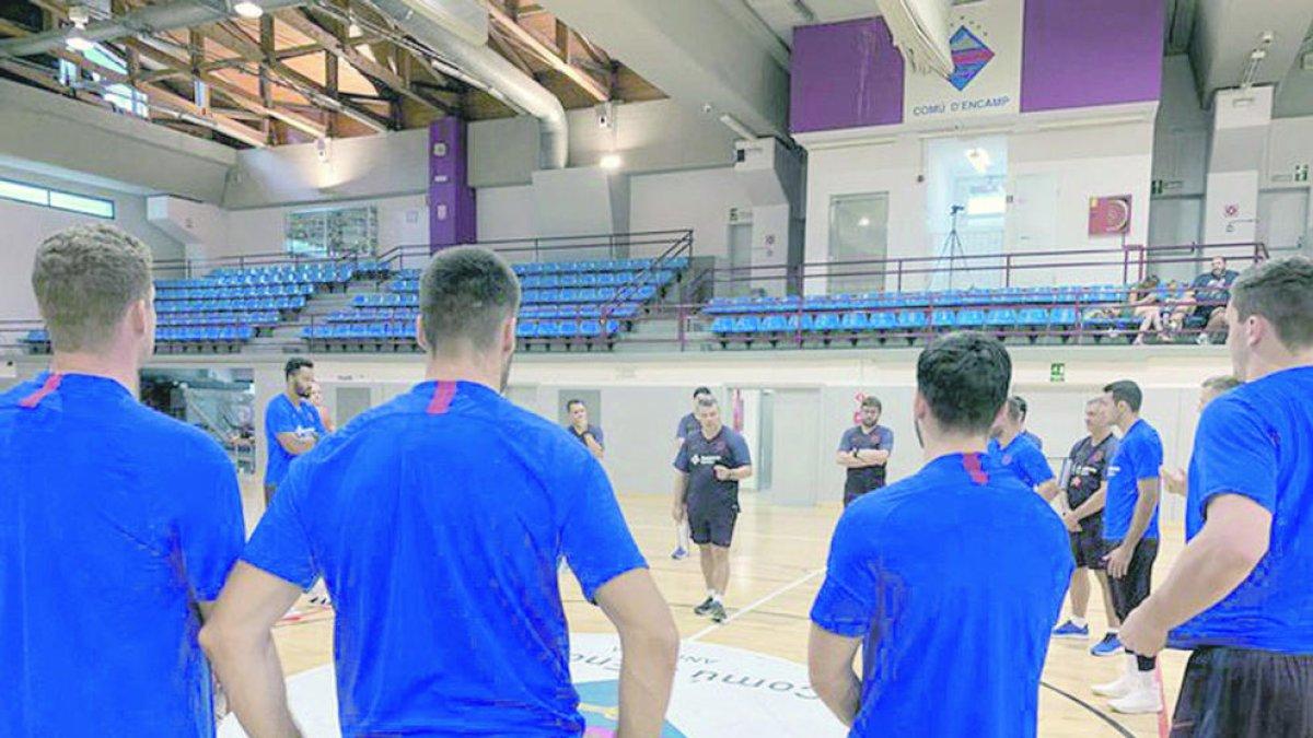 La secció d'handbol obre les estades de pretemporada de l'FC Barcelona a Encamp