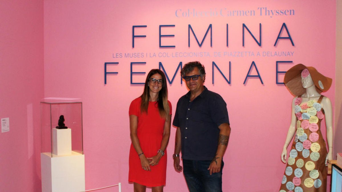 La ministra Riva visita el Museu Carmen Thyssen