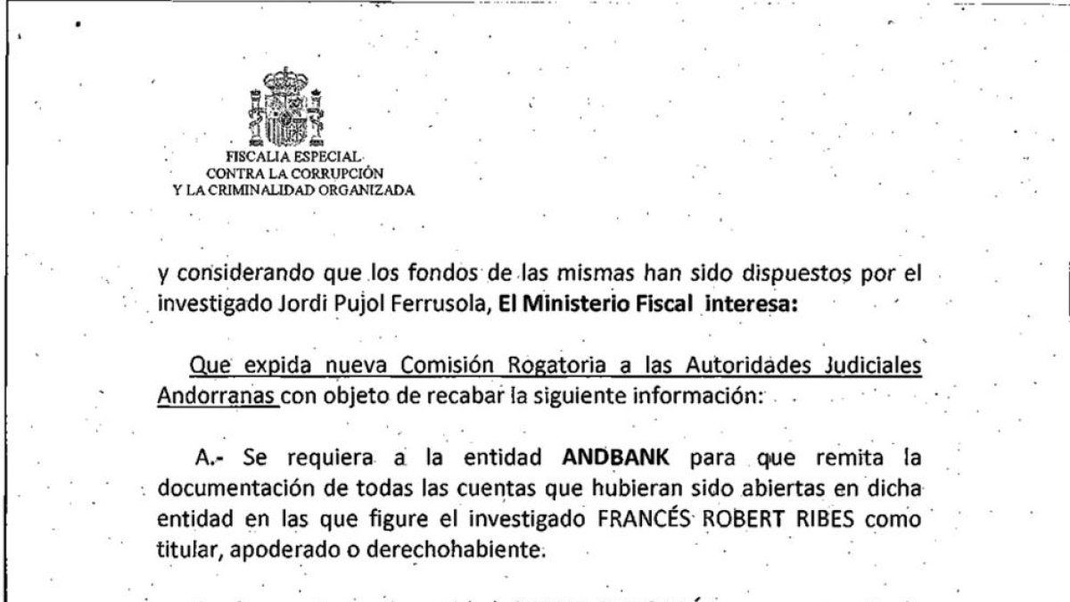Espanya posa Robert en el punt de mira del 'cas Pujol'