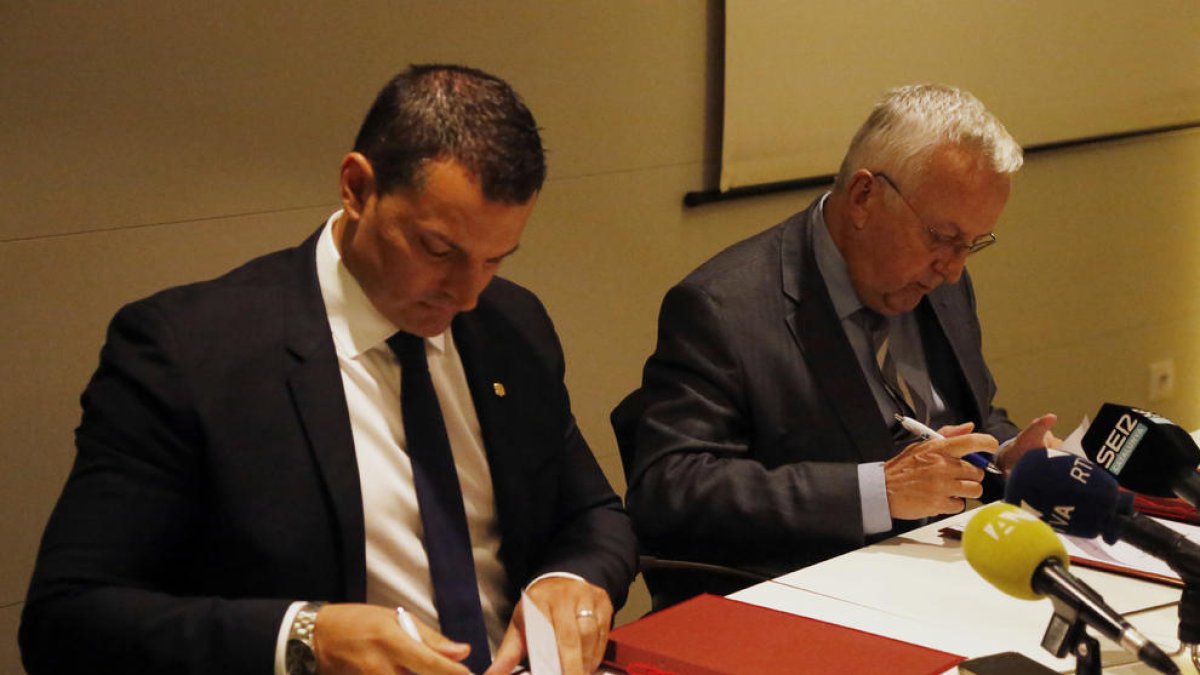 El Govern i la Cambra treballaran junts per potenciar els projectes aeris i ferroviaris