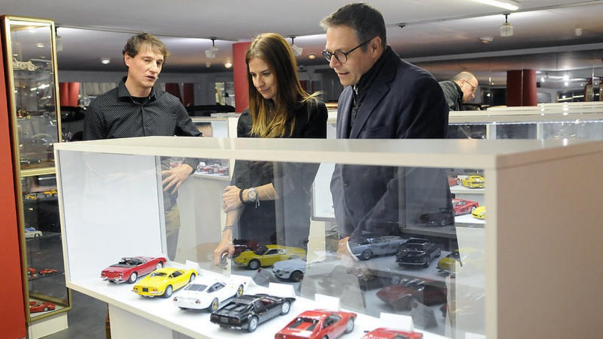 Miniatures de Ferrari al Museu Nacional de l'Automòbil