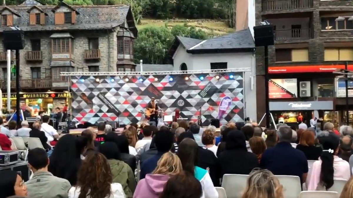 Concert a Escaldes del Dia internacional de la joventut