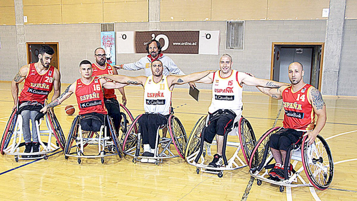 Ordino acull la selecció espanyola de bàsquet adaptat