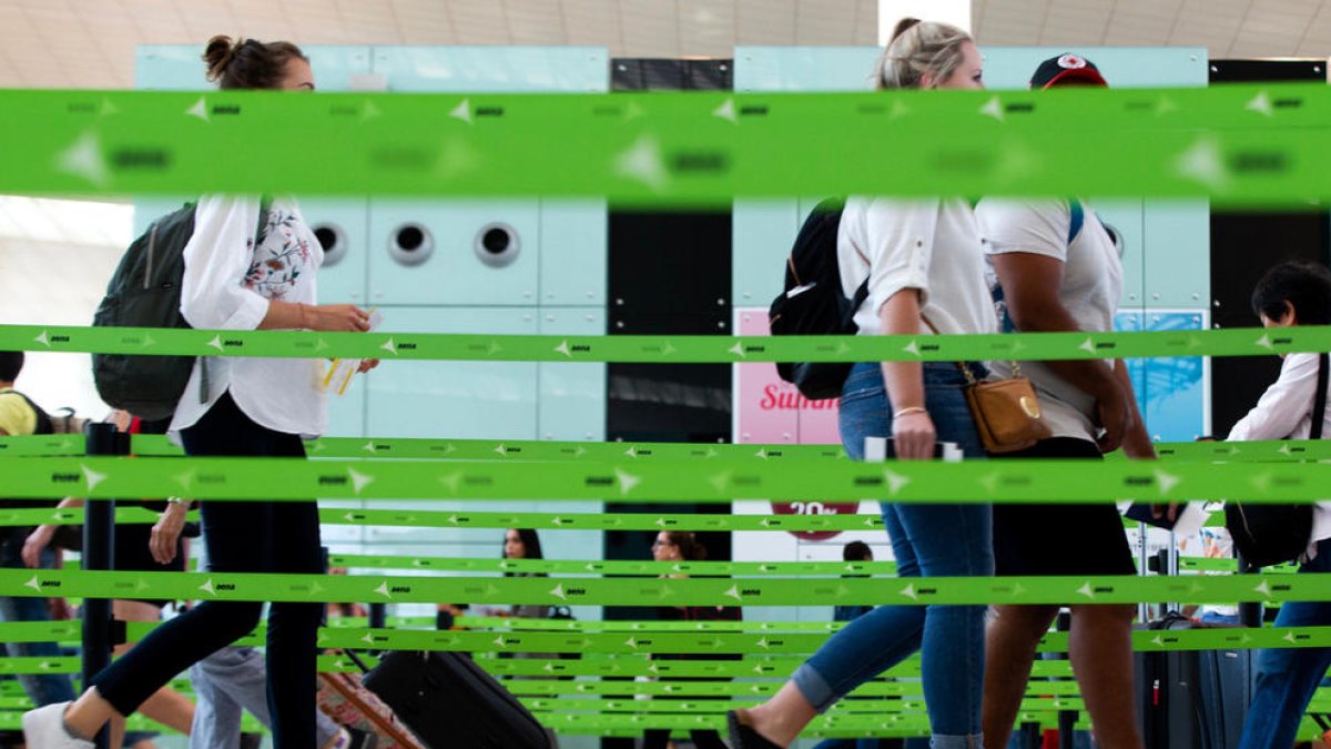 Vaga del personal de terra d'Iberia al Prat