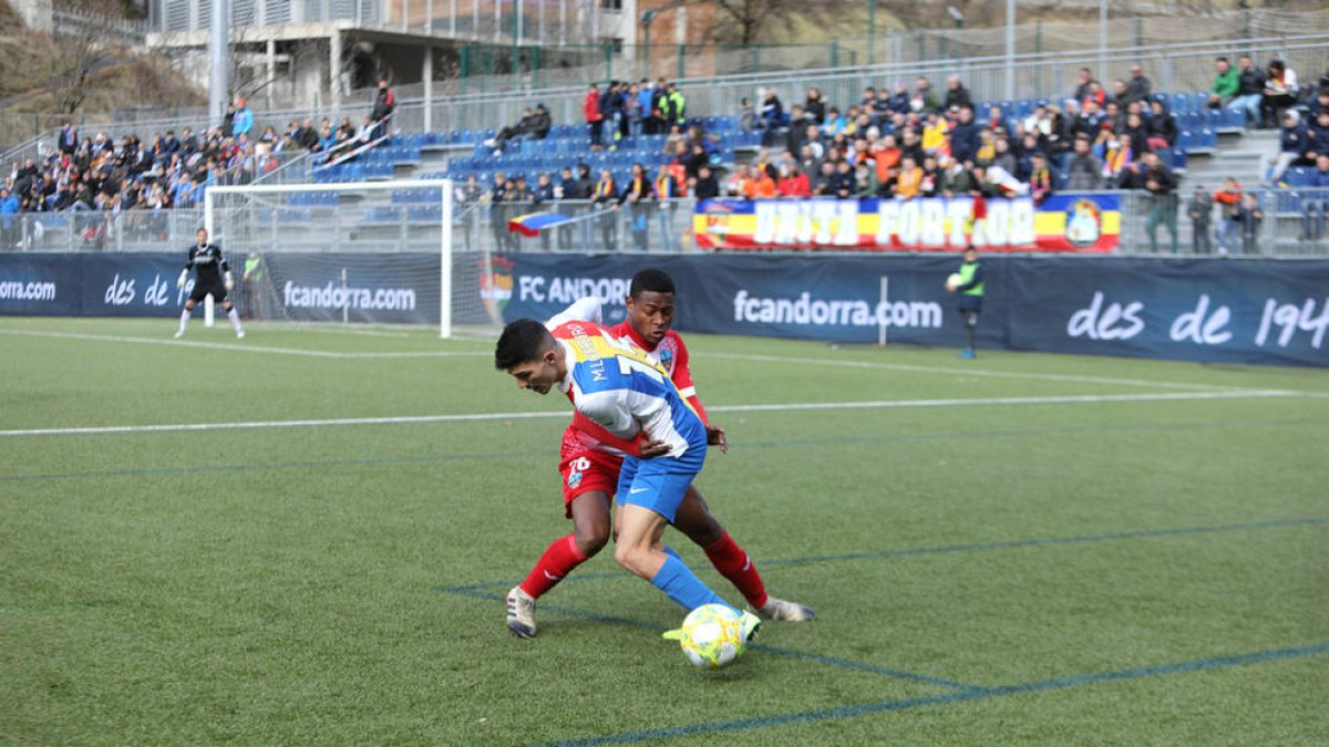 L'FC Andorra rebrà el filial del València dissabte al migdia